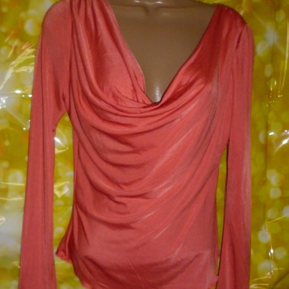 Diane Von Furstenberg Womens Jersey Top sz M